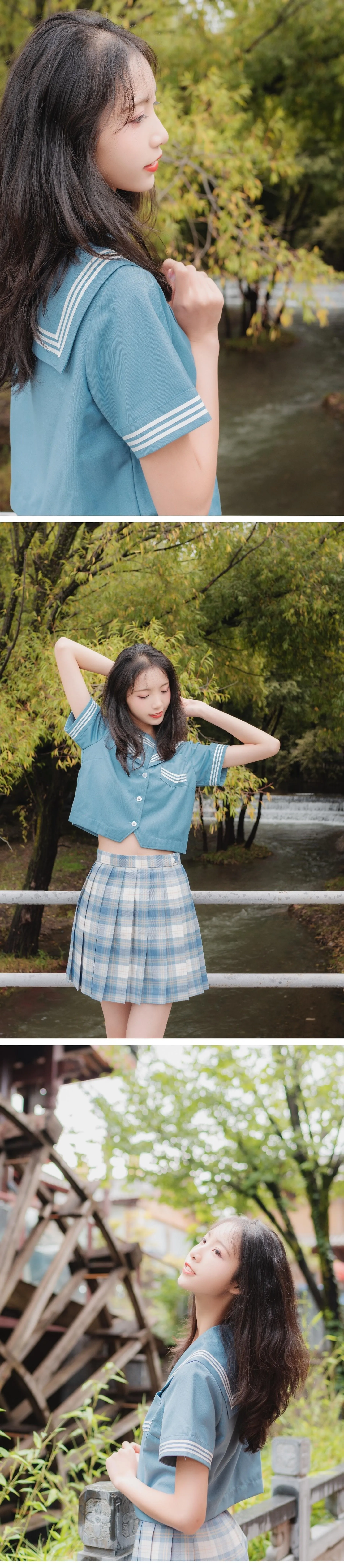 西瓜少女 NO.001 丽江写真JK [45P]插图3